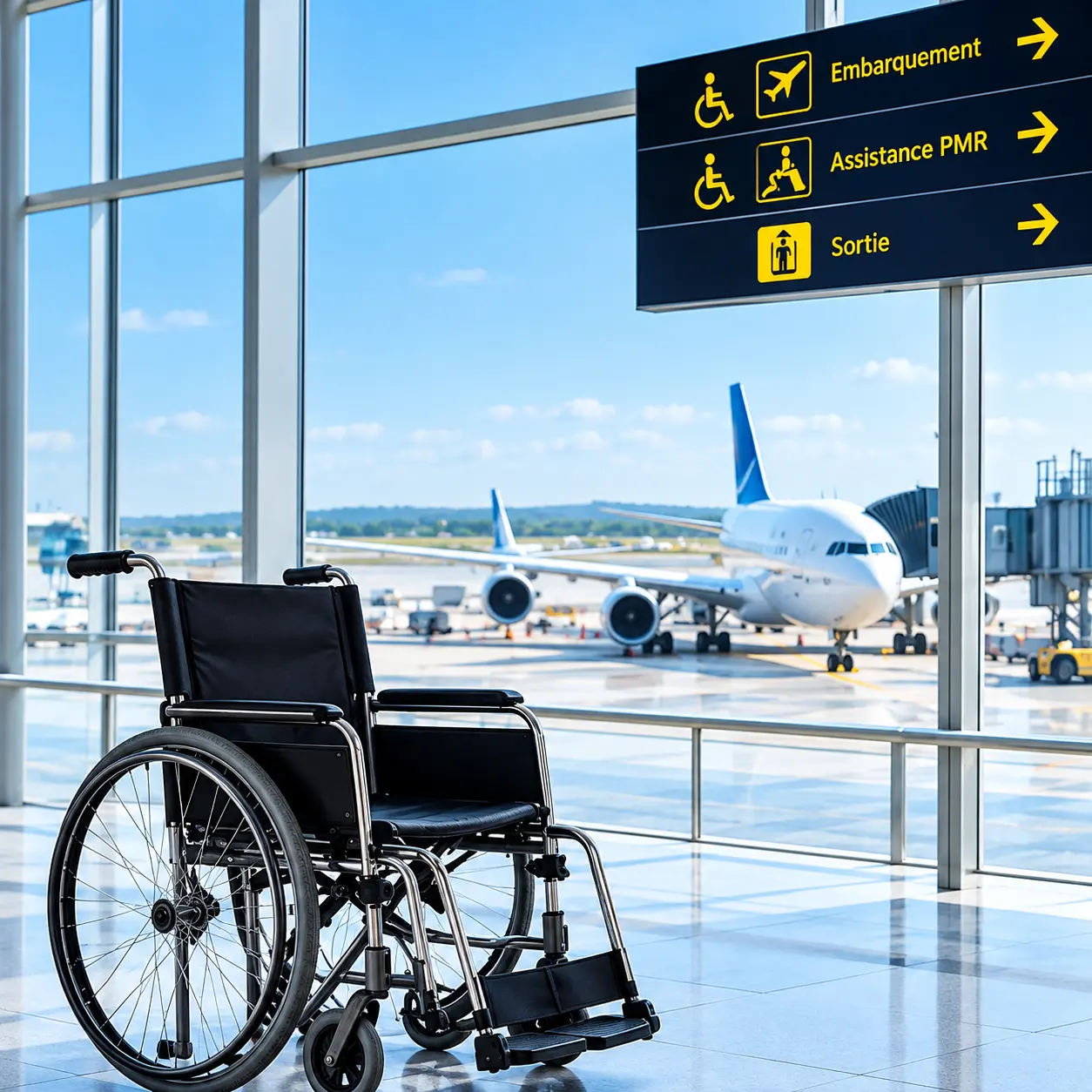 Mobilité PMR et assistance aéroportuaire