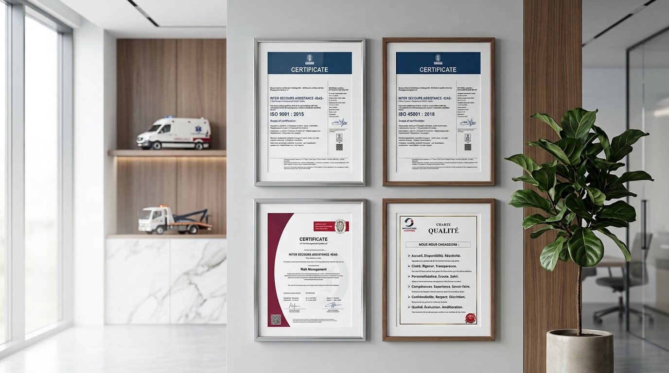 Certifications ISO 9001 et ISO 45001 de ISAS Assistance par Bureau Veritas