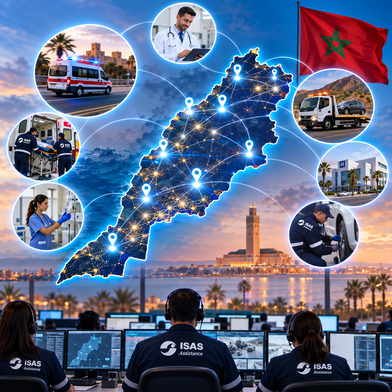Réseau national ISAS au Maroc