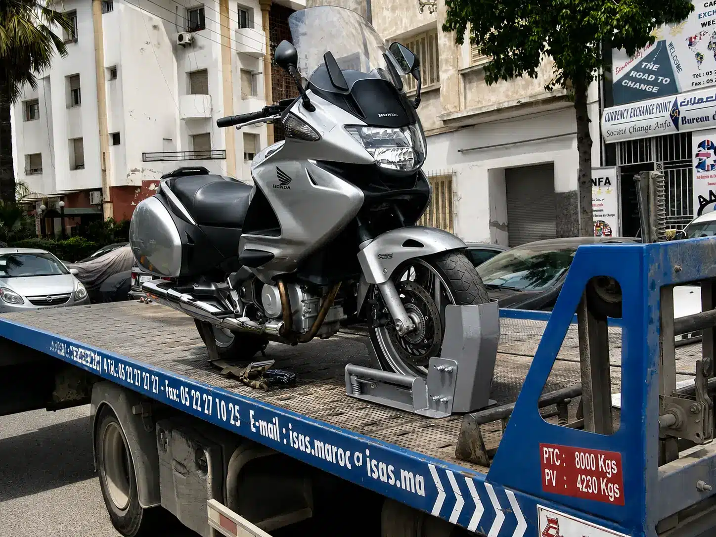 Transport et assistance moto ISAS